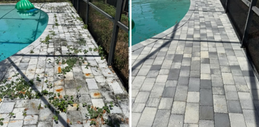 Paver B and A
